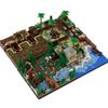 Trenches Fortress Ruins Base Building Blocks German Military US Soldiers Army Figures War Scene Coastal Street View Bricks Toys