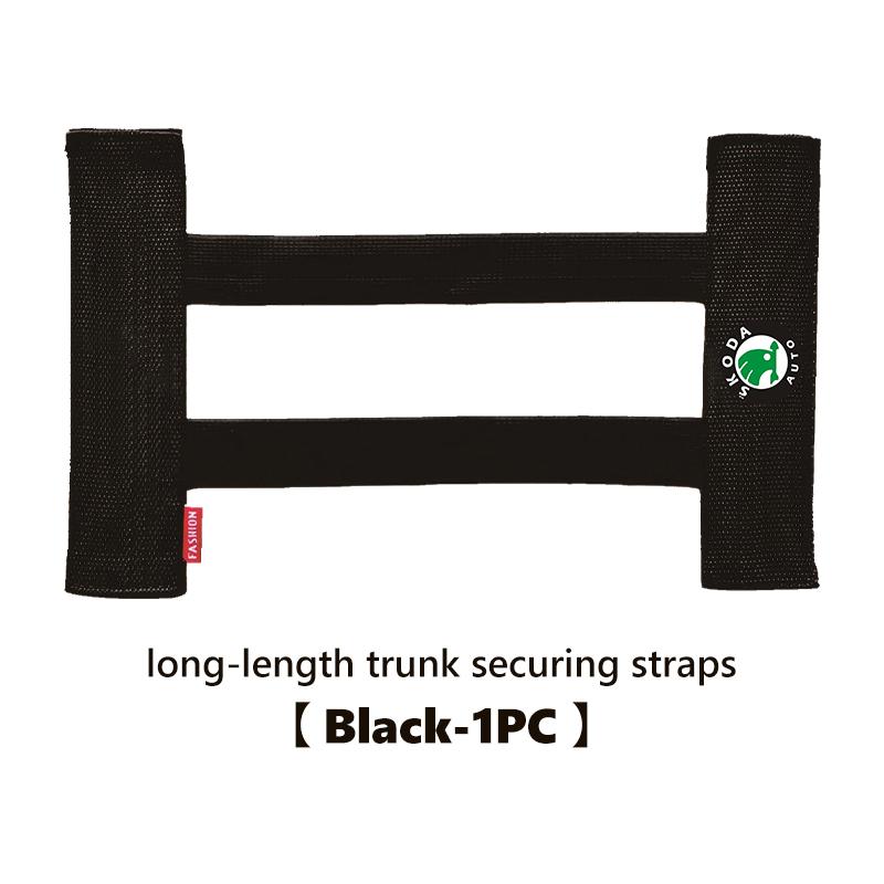 Car Interior Organizer Back Rear Trunk Storage Mesh Fixed Straps For Skoda S Kodiaq Octavia 2 3 Yeti Karoq Rapid Fabia VII VRSTN3