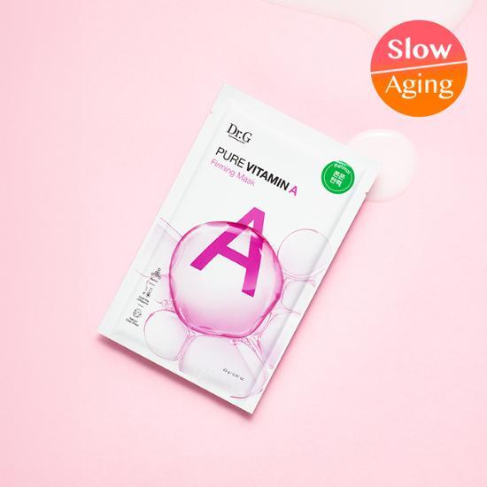 [НОВИНКА/Эластичность] Dr.G Pure Vitamin A Firming Mask 5 листов, корейская маска-пак