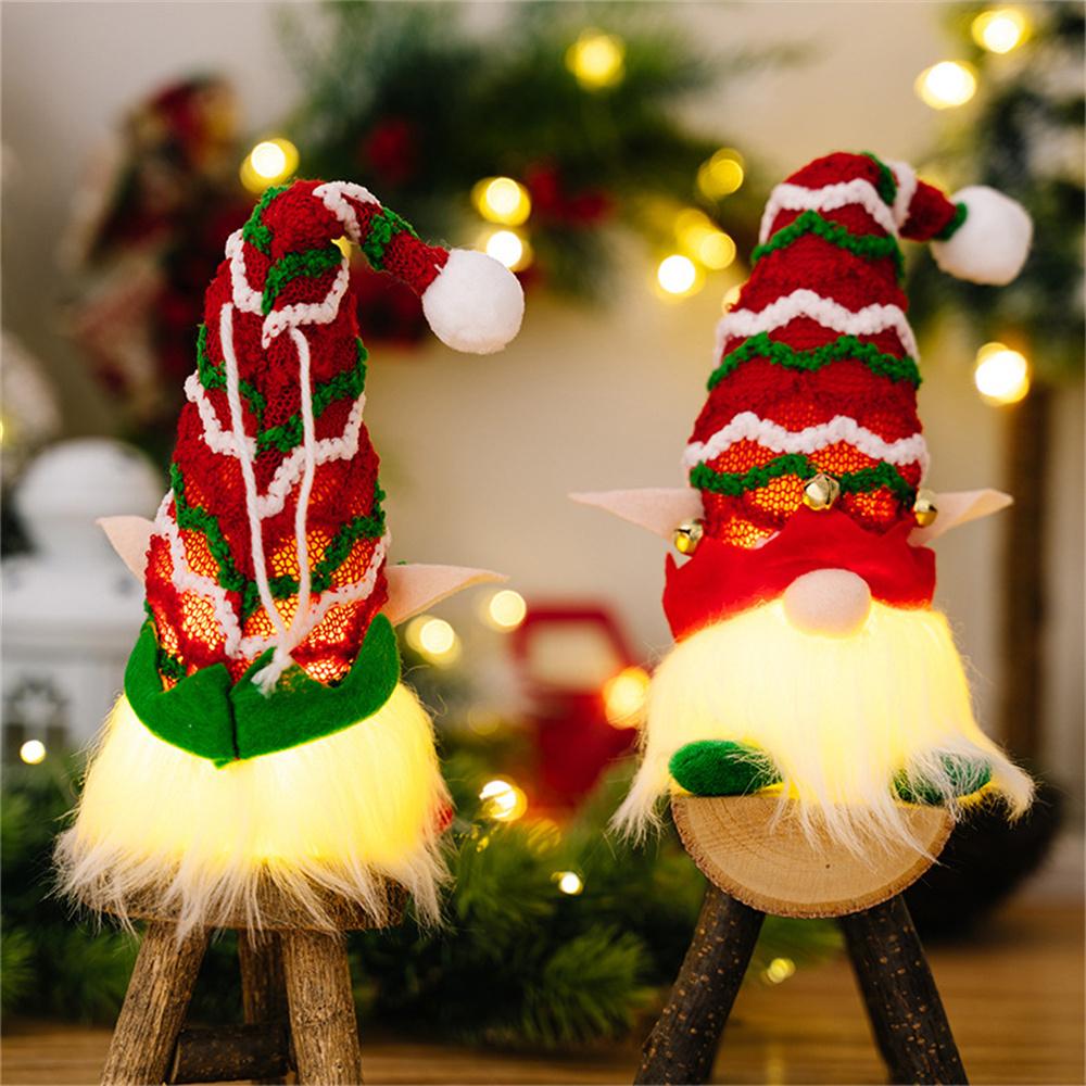 2024 New Year Glowing Gnome Christmas Faceless Doll Home X-mas Decoration Navidad Natal Children Gifts