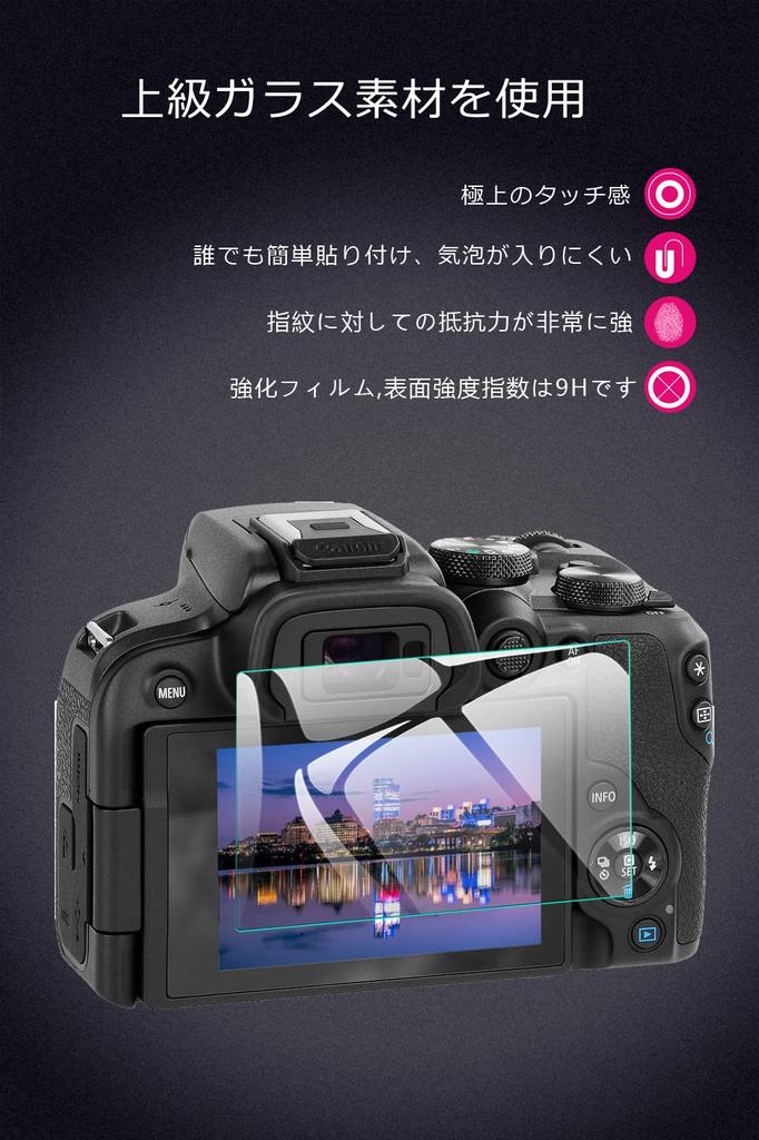EternalStars Camera Screen Protector with 9H Full for Canon EOS R10 3-Piece Hardness, Coverage,