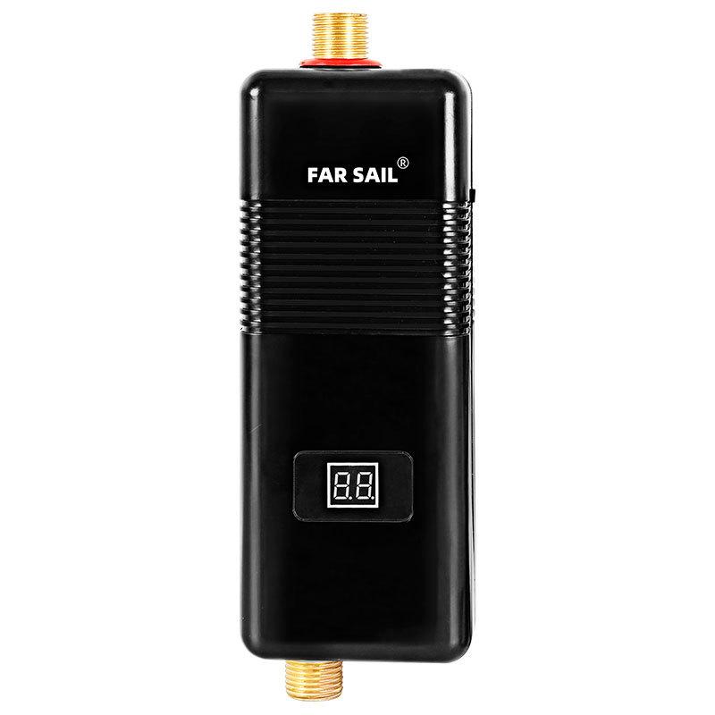 3000 Вт мгновенный электрический водонагреватель для дома, ванной, кухни, туалета, кемпинга, черный водонагреватель для ванной, электрический водонагреватель