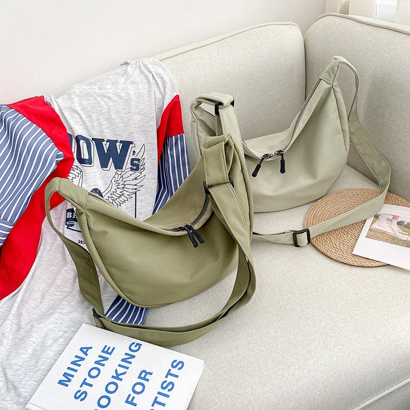 Women's Crossbody Bag Japanese Casual Dumpling Bag Wholesale Casual Nylon Cloth Women's Bag