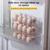 3 Tier Egg Storage Box For Refrigerator Door 24 Grid Reversible Egg Tray Kitchen Organizer Side Mount Space Saving Rack Storage
