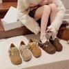 Нишевый дизайн Birkenstocks повседневные и удобные универсальные туфли на плоской подошве новинка весны и осени