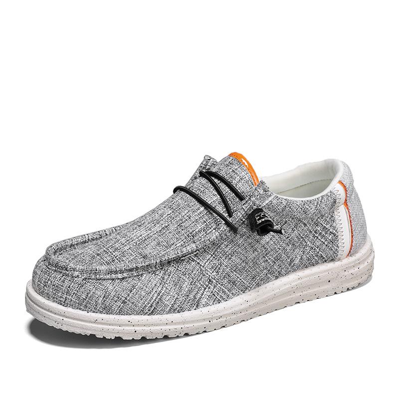 Модные мужские повседневные парусиновые туфли мужские мокасины дышащие туфли на плоской подошве мужские вулканизированные туфли для вождения размера плюс 48 для ходьбы