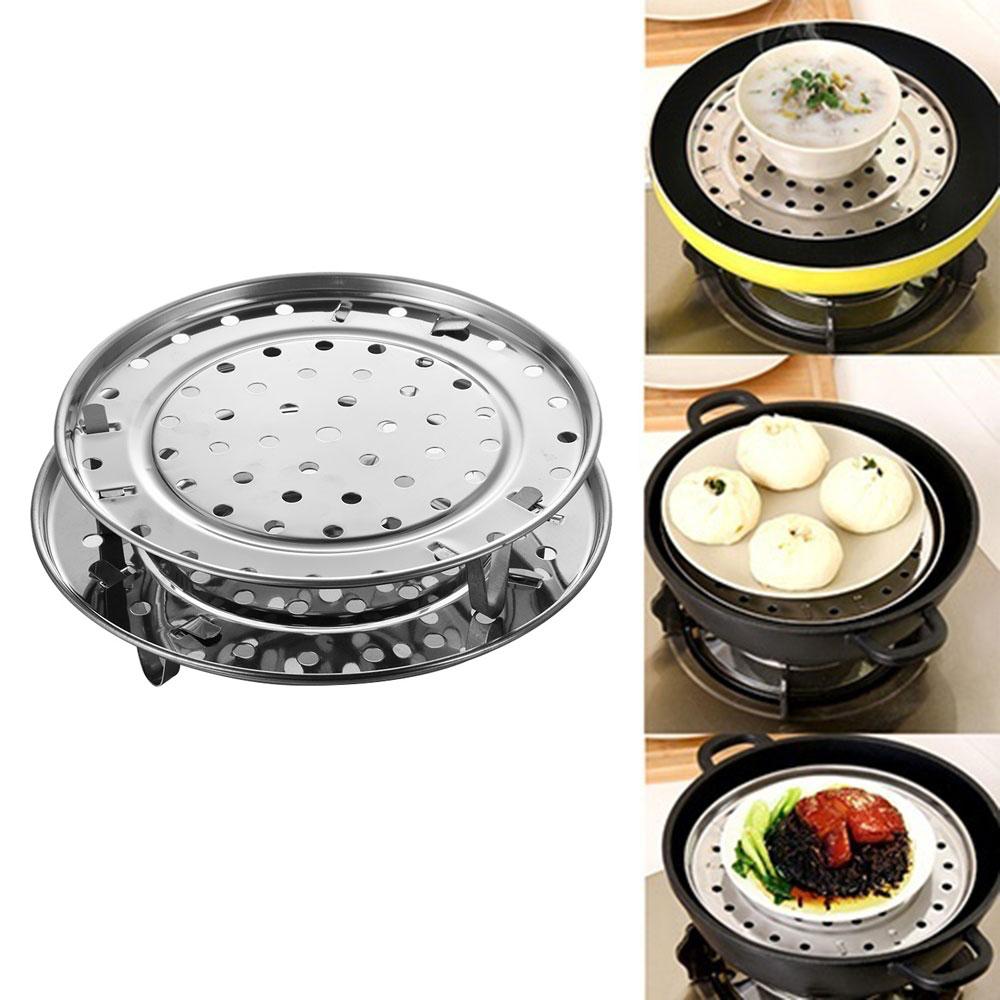 New Durable  Cookware Three-leg Steamer Stainless Steel Tray Shelf