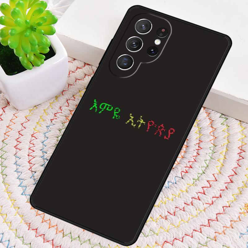 Чехол для телефона Флаг Эфиопии для Samsung Galaxy note 10 pro S26 Ultra S23 S24 FE S25 S21 S22 PLUS ударопрочный