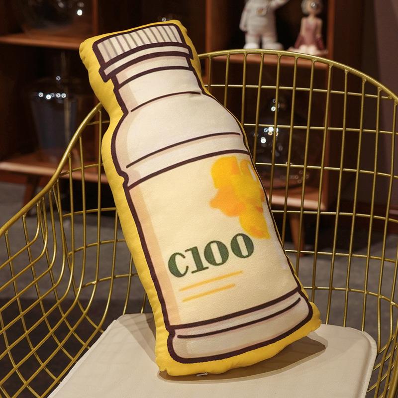 55x25 см Милая плюшевая игрушка-бутылка, подушка, мягкая подушка для паузы, офиса, кровати, сна, подушка для домашнего декора, подарок, кукла для детей, девочек