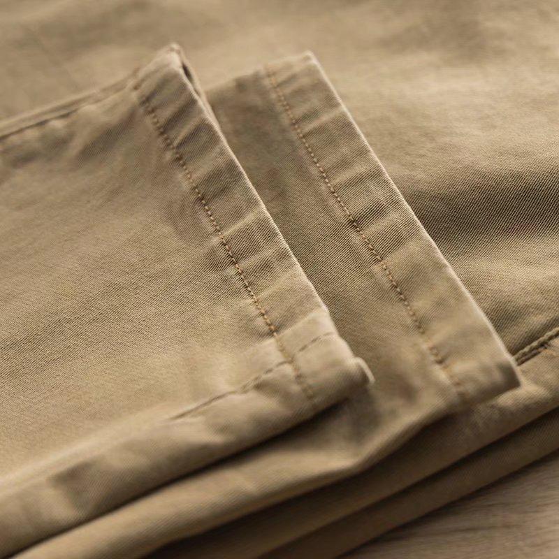 Men's Slim Fit Micro-Elastic Washed Casual Trousers - Summer 2023 Edition