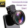 Universal High-Definition Macro + Wide Angle Lens for Mobile Phones