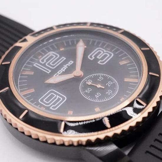 Часы SUB Rubber Black [COPHA] Diver's SUB2.0 2.0 Black-RoseGold Men's