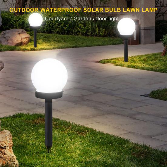 3шт солнечный садовый водонепроницаемый энергосберегающий светильник с автоматической сферической зарядкой газонная лампа для патио