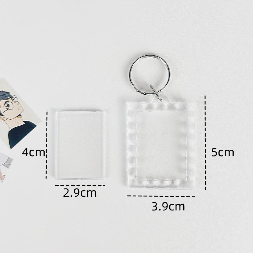 Акриловый брелок для фоторамки - Настраиваемый DIY подарок-подвеска