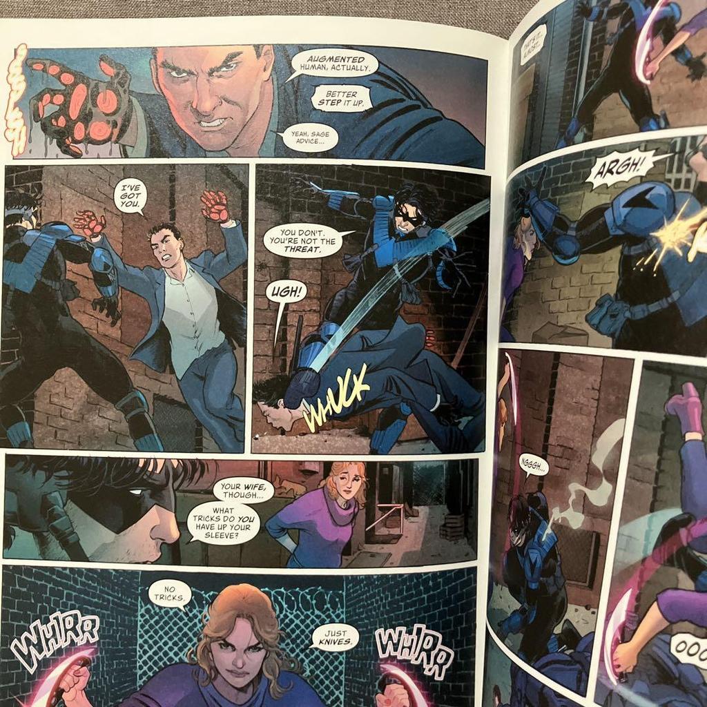 [USED] future state-nightwing 1 variant leaf american comics