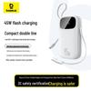 Baseus Power Bank 45 Вт 20000 мАч со встроенными двойными кабелями USB-C