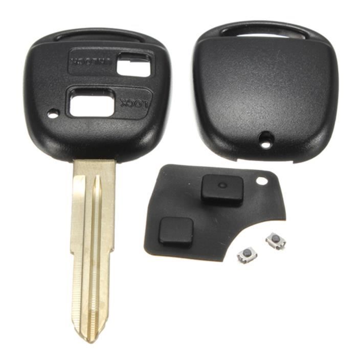 Plip Remote Control Shell Button for TOYOTA Yaris Celica Colorado + Pad + 2 Switches