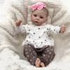 Lifelike 49 Cm Newborn Babies Doll Meadow Cute Cloth Body Soft Touch Rebirth Doll Handmade Painted Hair Visible Veins Alive Bebe Reborn Dolls for Kids
