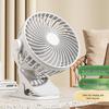 Rechargeable Clip-On Mini Desktop Fan - Long Battery Life, High Power, USB-Powered, Fashionable Design for Office & Dorm