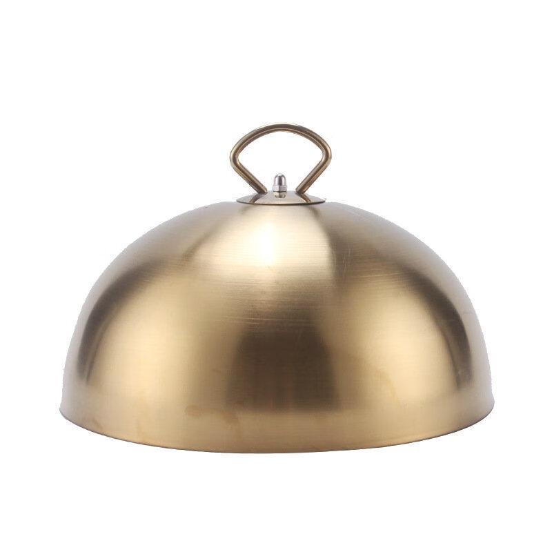 ZISIZ Gold Spherical Steak & Teppanyaki Dome Cover