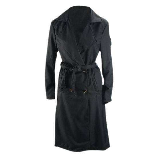 Зимняя женская куртка с поясом на шнуровке, длинные рукава, карманы, ветровка, двубортное пальто, теленок