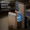 Для Samsung Galaxy A54 5G Магнитный чехол JEEHOOD J10 Кожаная задняя крышка телефона со съемным держателем для карт и подставкой