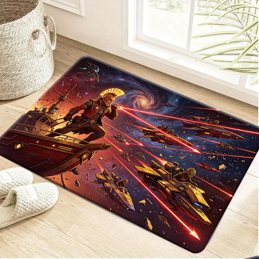 Deadpool Wolverine Kitchen Printed Mat, Door Mat And Rug Set, Soft And, Ultra-Thick And Machine Washable, Suitable for Bathroo