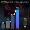Сетевая карта WiFi 900 Мбит/с 2,4 ГГц/5 ГГц Bluetooth 5.4 WiFi-адаптер AX900 USB Беспроводной приемник для ПК/ноутбука Без драйверов