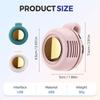 Mini Clip Fan Portable Neck Waist Fan Electric Air Cooling Fan 900mah USB Bladeless Fan Portable Air Cooler for Outdoor Home