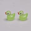 Светящиеся мини-украшения в виде желтых уточек 10 цветов для DIY ювелирных изделий и украшения автомобиля