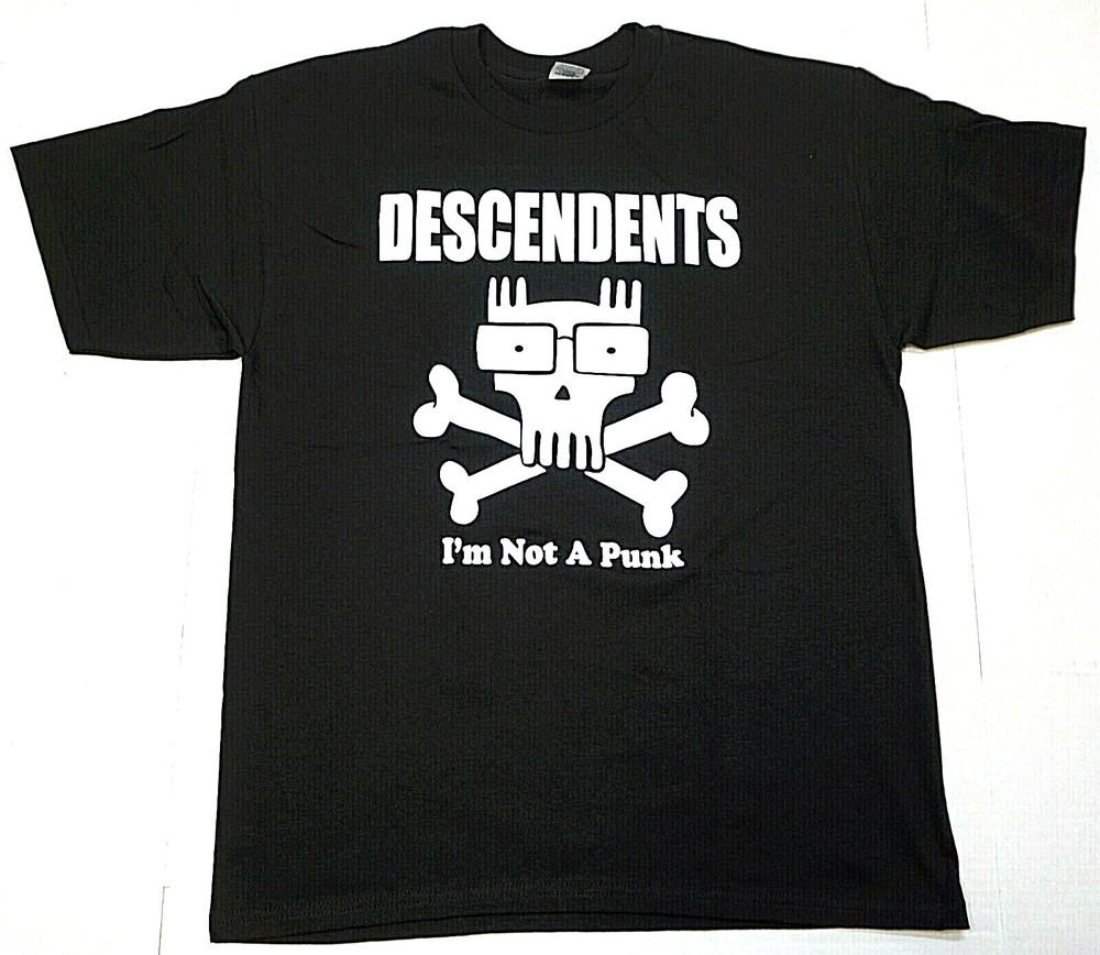 DESCENDENTS T-shirt I'm Not A Punk Men's 100% Cotton Punk Rock Tee Black New Unisex T-Shirt
