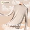 Tencel Wool Bottoming Shirt Women's Semi-turtleneck Wool Sweater Long-sleeved Top Wear Outside with Thin Sweater Inside