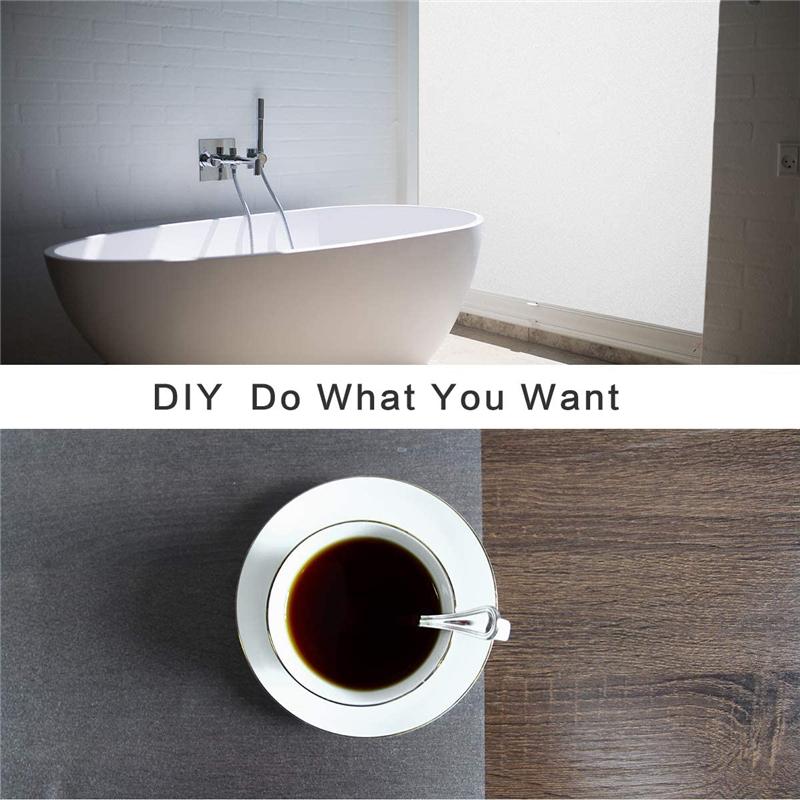 10 м ПВХ оконная наклейка из чистого матового стекла, декоративная домашняя самоклеящаяся пленка для гостиной, туалета, ванной комнаты