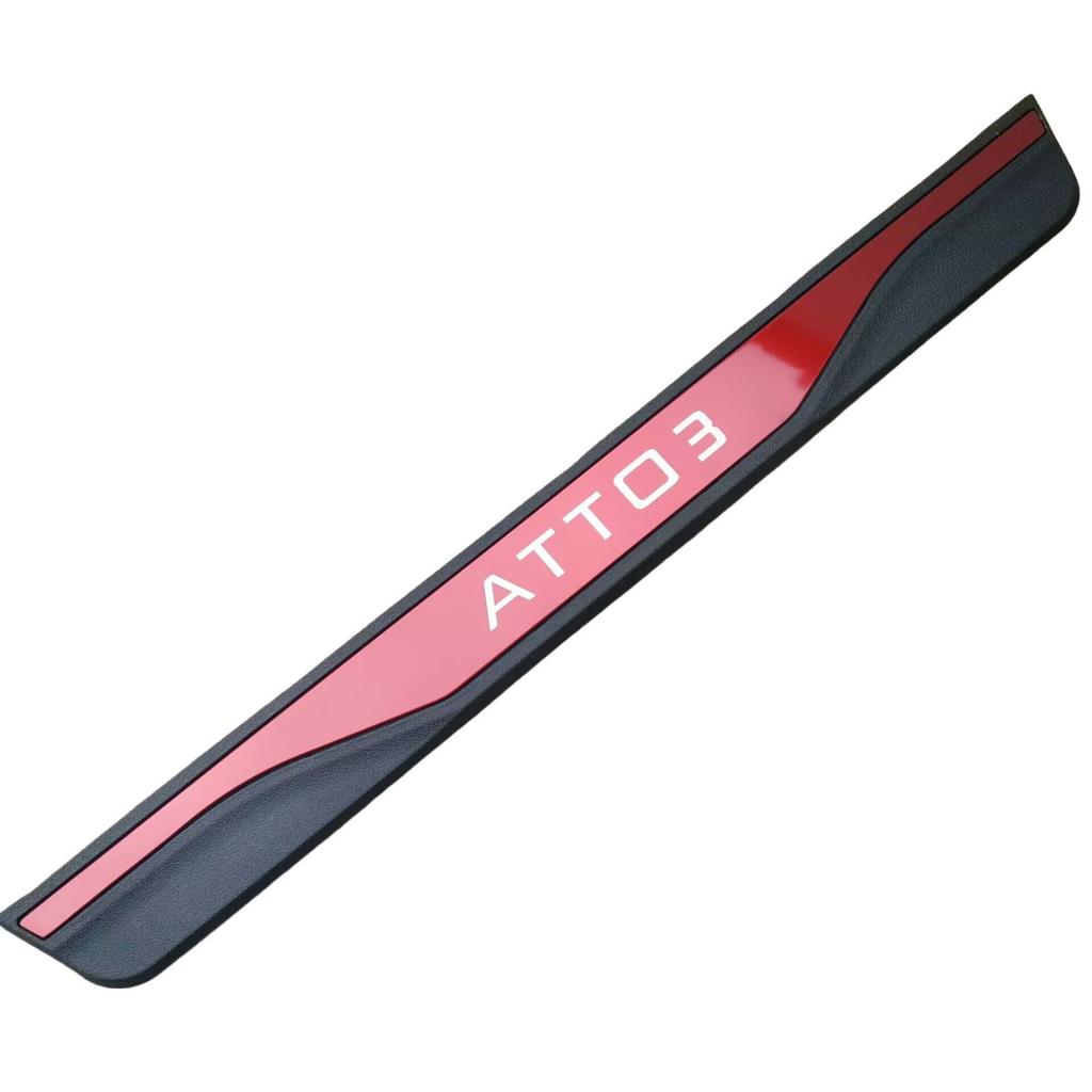 Для BYD Atto 3 2022 2023+ Специальная модифицированная ультратонкая педаль приветствия, пороговая накладка, полоса, слот для ворот, аксессуары для автомобиля