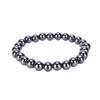 Weight Loss Round Black Stone Bracelet Health Care Magnetic Therapy Bracelet
