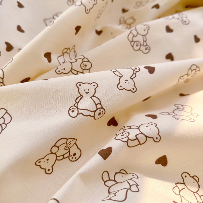 Высококачественная 100% хлопковая ткань, небольшой свежий напечатанный пододеяльник 200x230 Постельное белье 1 односпальная/двуспальная кровать, дышащая и приятная для кожи