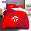 FSV Mainz 05 Pattern Bedding Quilt Set  Home Decoration  Gift (1 * duvet cover + 2 * pillowcase  without core)