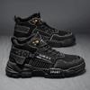 Мужские рабочие ботинки Тип грязеотталкивающие противоскользящие рабочие трендовые туфли на толстой подошве Уличные походные зимние ботинки Износостойкие модные 2024