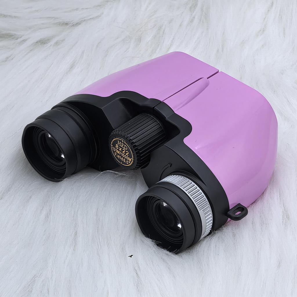 8x22 Multicolor Compact HD High Magnification Binoculars for Travel, Concerts, and Mountaineering