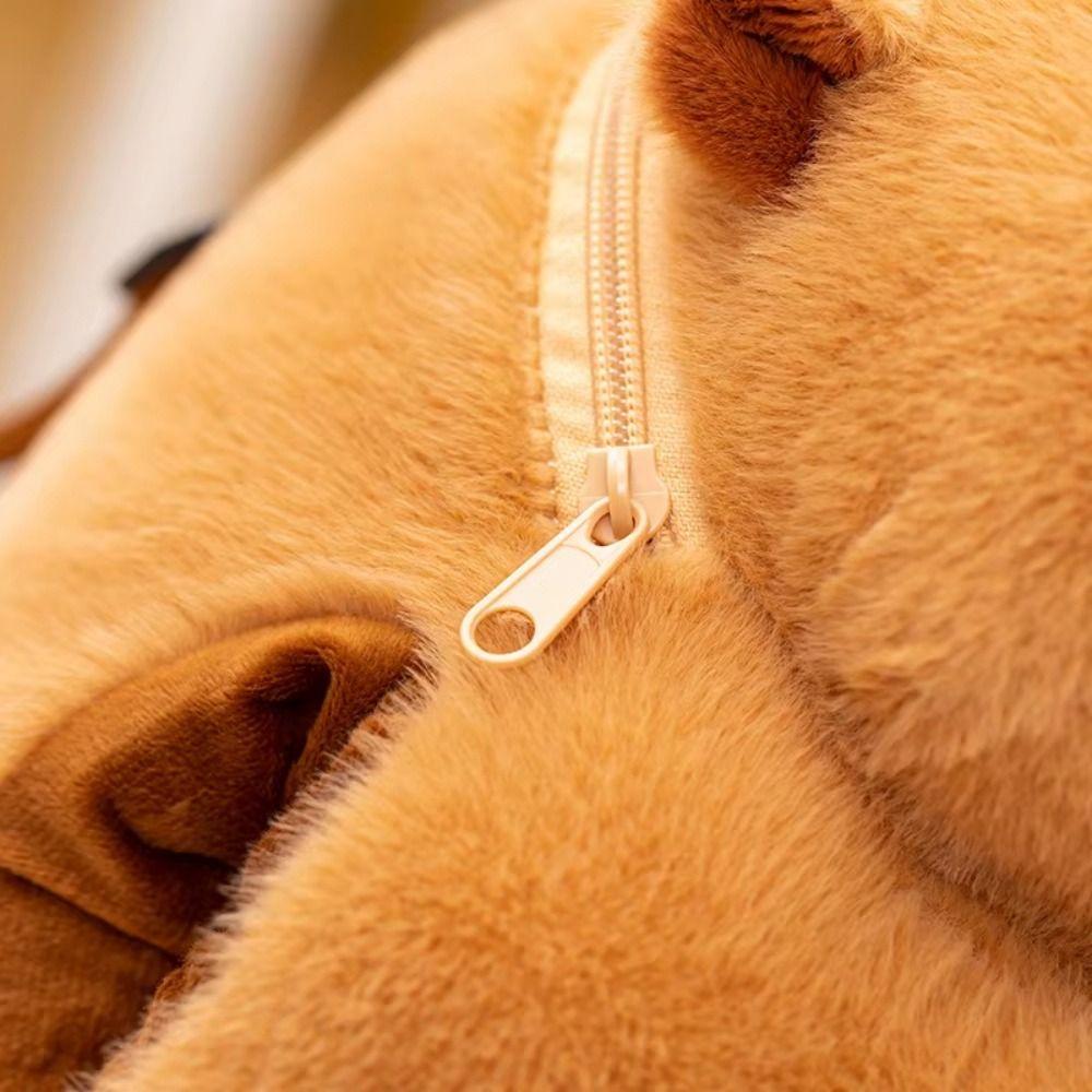 Корейский стиль Капибара плюшевый рюкзак PP хлопок Capibala мягкая кукла друзья