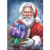 Santa Claus DIY 5D Diamond Painting Full Round Resin Scenery Diamond Embroidery Cross Stitch Kits Christmas Gift