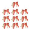 Burlap Butterfly Bows Christmas Decoration Bows Holiday Tree Pendants