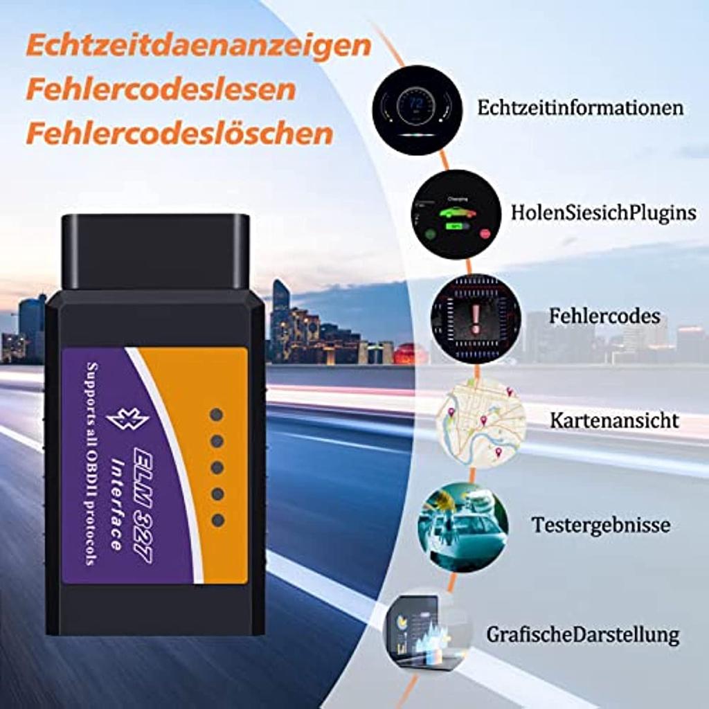 Obd2 Diagnostic Tool Bluetooth 5.0 Obd2 Elm327 Car Diagnostic Tool Scanner Code Reader For Ios Android Windows Obdii Diagnostic Tools Car Code Read