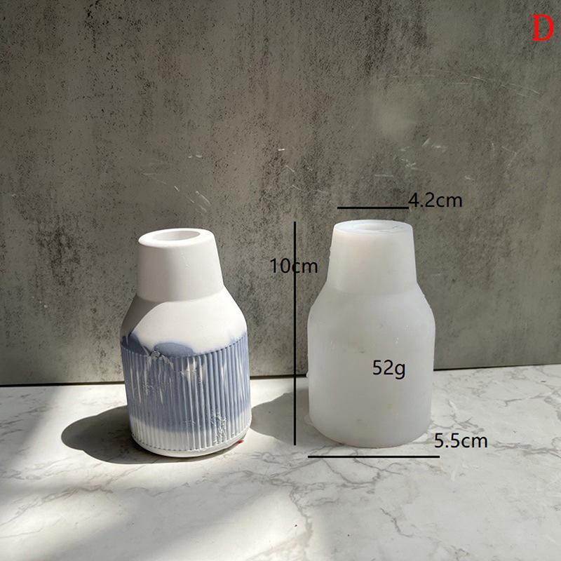 Домашние поделки Вазы для цветов Силиконовые формы DIY Эпоксидная штукатурка Бетонный цветочный горшок