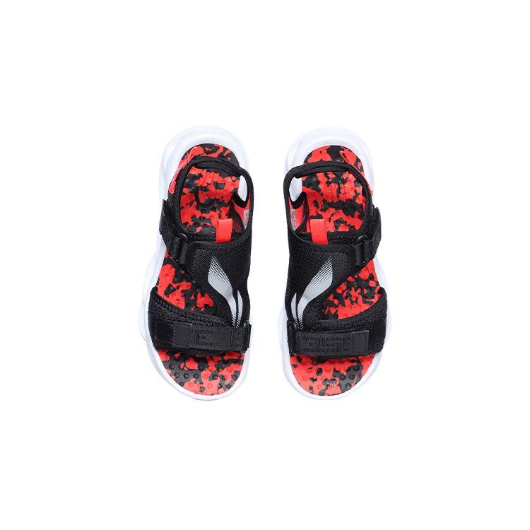 Сандалии Li Ning Kids Arc с амортизацией Детские сандалии Черный Красный YKUR006-1