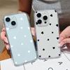 Colorful Hearts Pattern Case For Iphone 15 14 Pro Max Plus 13 12 11 Pro Max Xr X Xs Max Lens Protection Tpu Soft Slim Clear Cover