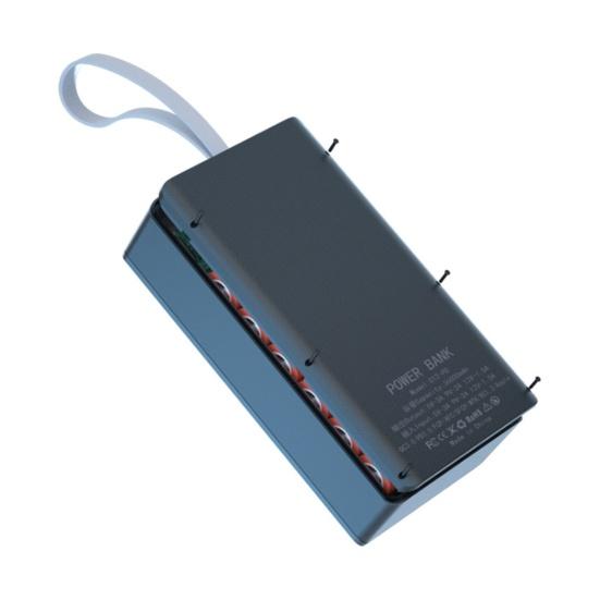 Корпус power bank C12 без пайки, съемный, DIY, 12x18650, QC PD, портативный корпус зарядного устройства для смартфона