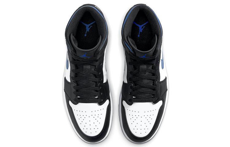Jordan 1 Mid 'Белый Черный Гоночный Синий' 554724-140
