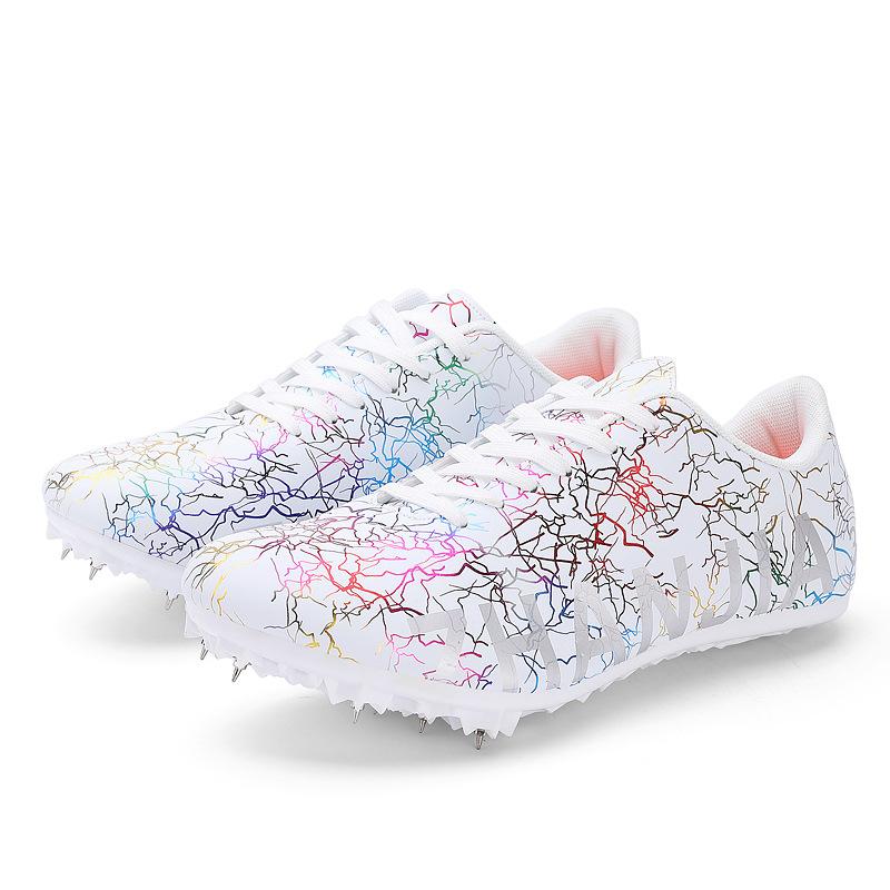 Новые мужские и женские кроссовки для легкой атлетики на 100 метров, кроссовки для комплексных тренировок, студенческие шиповки для спринта, шиповки для прыжков в длину с места