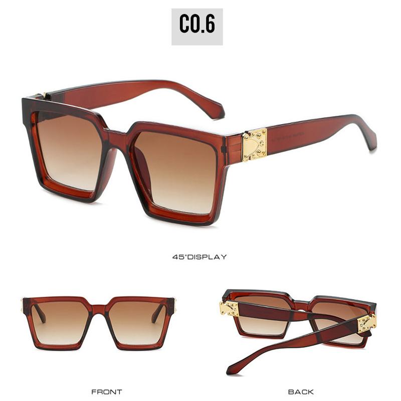 Большие квадратные женские солнцезащитные очки винтажные черные красные леопардовые для мужчин солнцезащитные очки неполяризованные очки